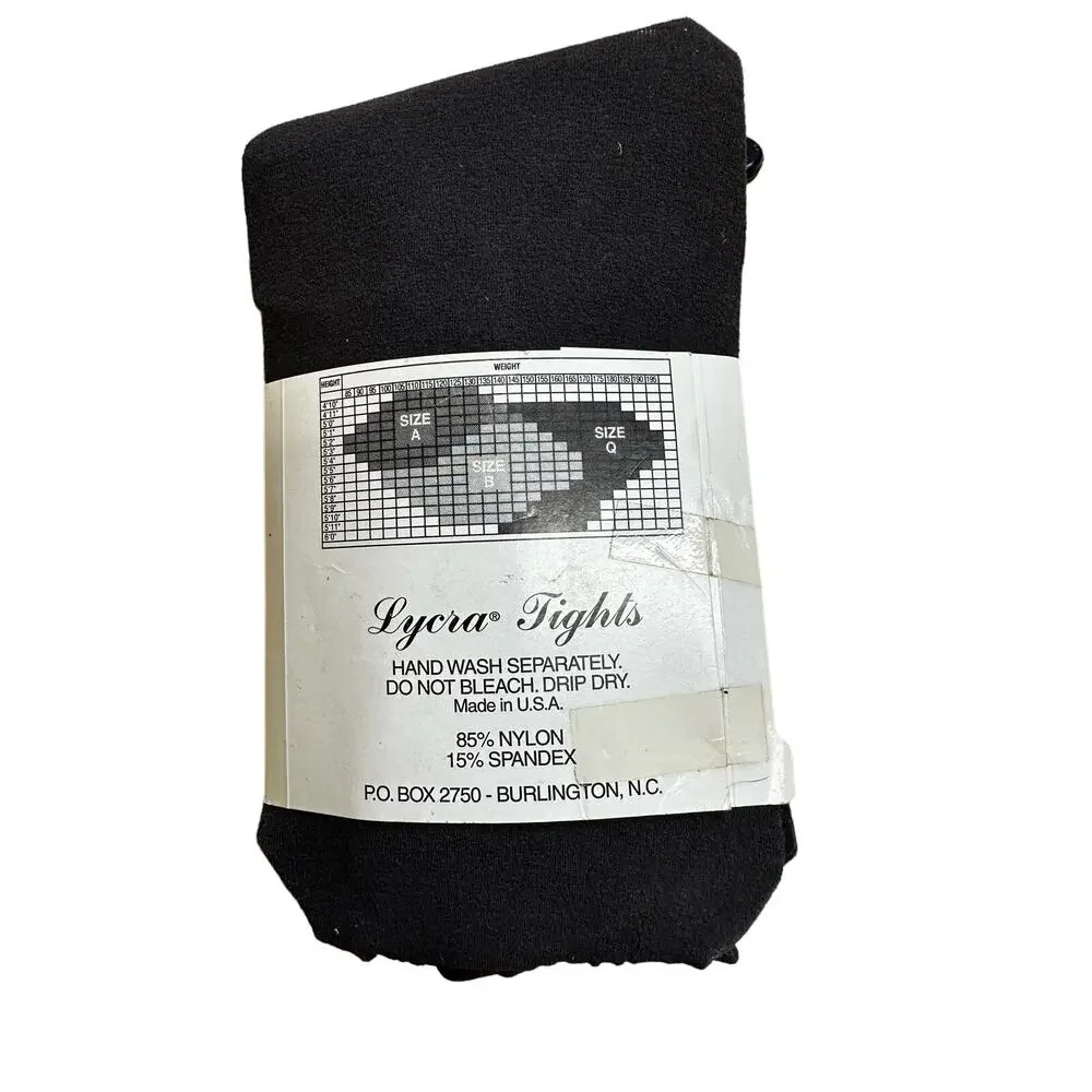 Vintage Famous Mothers Brand Lycra Tights Small